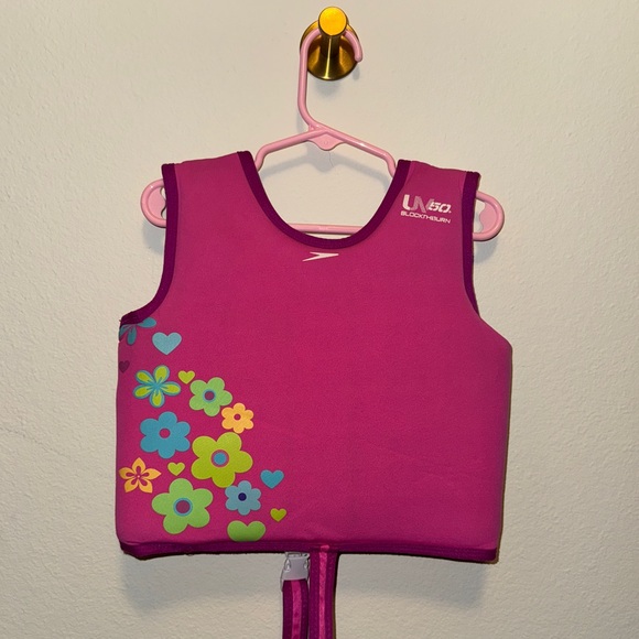Speedo swimming vest for toddlers size 2T-4T color pink - Picture 5 of 6